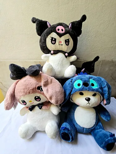 Oso Grande Peluche Con Manta 40cm - Kuromi My Melody Stitch Stitch Ted