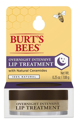 Burt's Bees Overnight Lip Treatment Tratamiento Labios 7gr