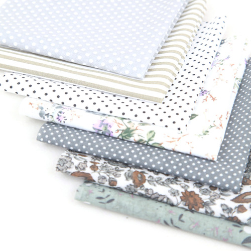 Juego De Tela De Algodón Con Estampado Floral Para Bricolaje