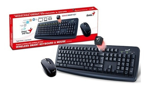 Combo Teclado Y Mouse Inalambricos Genius Smart