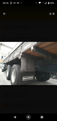 Somente A Carroceria 7,60 M.b Ford Vw Aceito Troca Moto