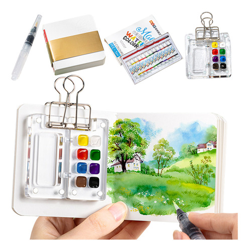 Incluye Cuaderno De Apuntes Para Dibujar Y Pintar De Viaje