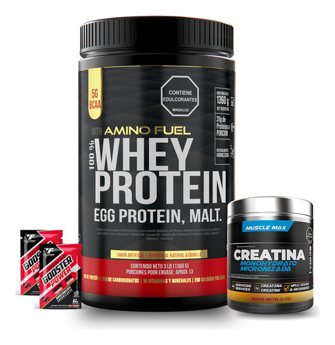 Proteina3lbwhey+creatina Oferta - Unidad a $130900