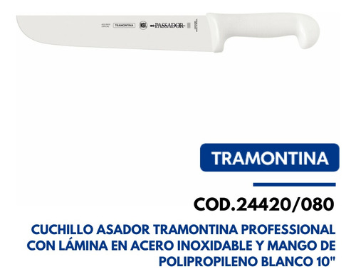 24420080tramontina Cuchillo Carnicero 10 Profissional