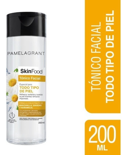 Tonico Facial Skinfood Pamela Grant  200 Ml