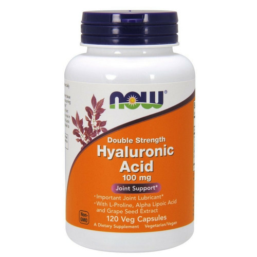 Now Foods Hyaluronic Acid 100mg - 12 - Unidad a $13