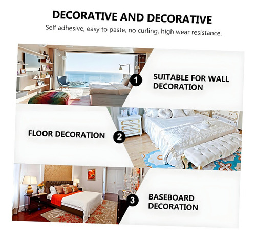 Cinta Autoadhesiva Decorar Interiores Pared Piso 2cm X 50m