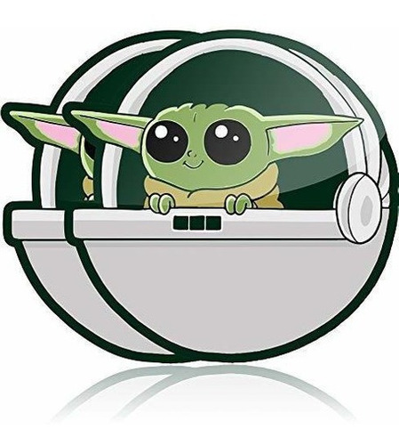 Baby Yoda Car Decal 2 Pack Baby Yoda Sticker O Baby Yoda A B