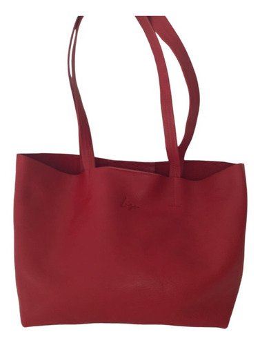 Imagen 1 de 2 de Cartera De Cuero Tote- Modelo Libertad