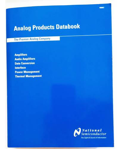 Analog Products Databook 2004 - The Premier Analog Company