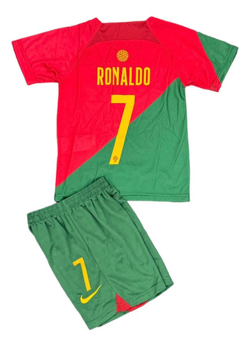 Jersey Playera Ronaldo 7 Local Niño T. 12-14  Años