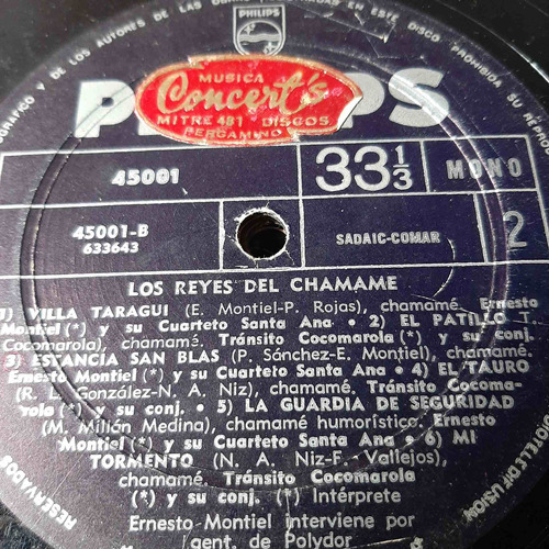 Sin Tapa Disco Ernesto Montiel Los Reyes Del Chamame F0