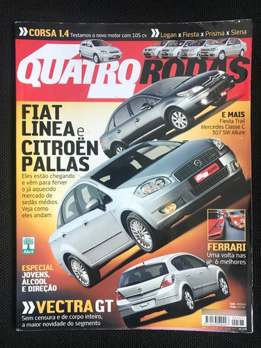 Combo Revista Quatro Rodas 567 / 575 / 577 / 582 / 583