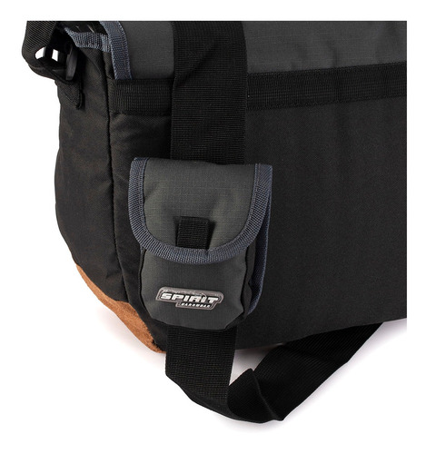 Imagen 4 de 6 de Morral Spirit Messenger Gris Negro Unisex
