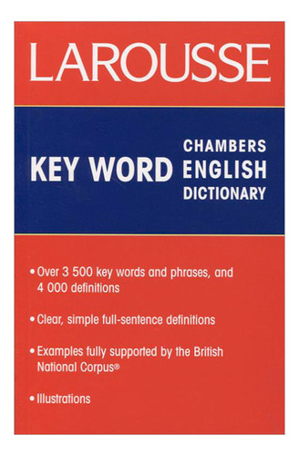 Libro Larousse Key Word Chambers English Dictionary