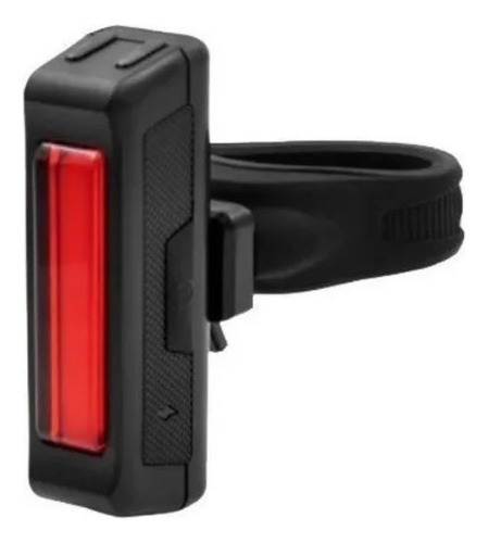 Kit Iluminação Bike Epic Line Farol+pisca Usb 400lumens Cor Preto