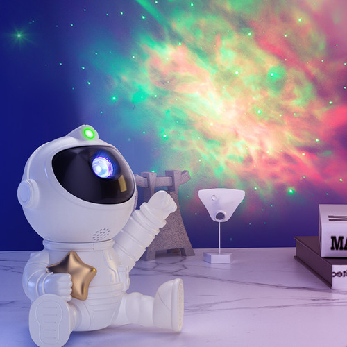 Proyector De Galaxia Astronauta Lampara Led De Noche