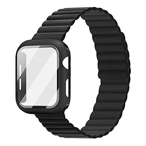 Winproo Compatible Apple Watch Banda Magnética Para Hombre