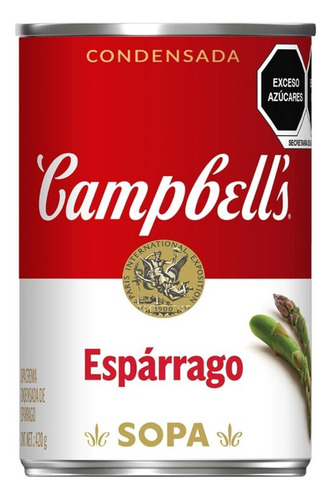 7 Pza Crema Campbell's De Espárragos 420 Gr