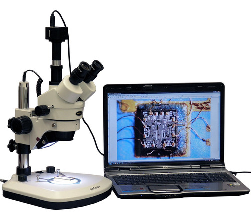 Amscope Sm-1tz-pl-5 m Digital Profesional Trinocular Zoom .