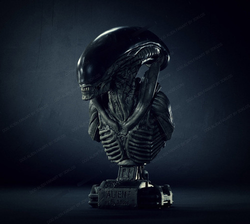 Busto Xenomorfo De Alien Impreso En 3d