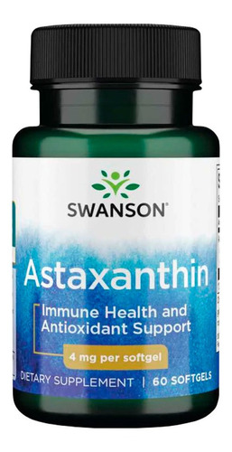 Astaxantina 4mg Swanson 60softgls