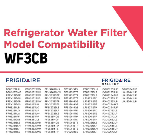 Filtro Refrigerador Para Agua Frigidaire Wf3cb Puresource3