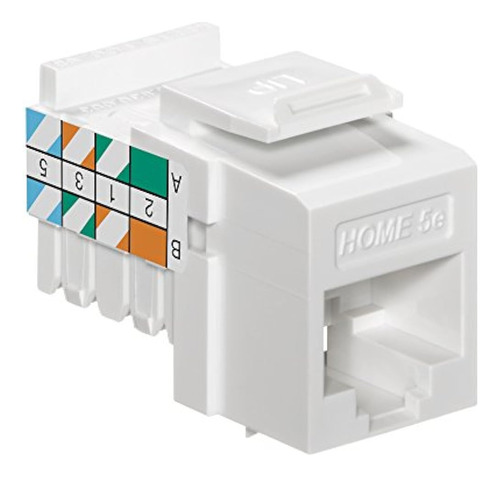 Leviton 5ehomrw5 Home 5e Snapin Connector T568ab Cableado Bl