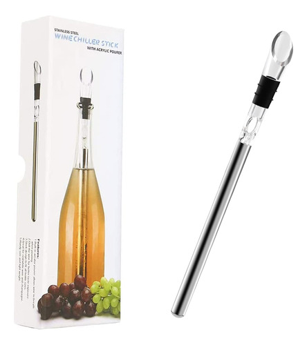 Wine Chiller Cooler Stick, 3-en-1 Acero Inoxidable 304 ...