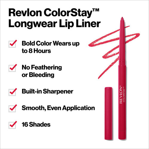 Delineador Labial Revlon Colorstay, Rosa