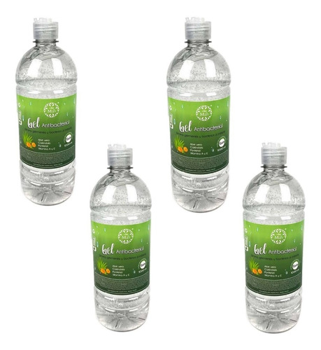 Gel Antibacterial Mii's X 4 L Con Registro Invima Aloe Vera