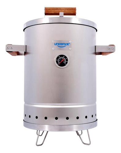 Ahumador Vertical De Acero Inoxidable 16.5x21.2x11.8 Cm Con