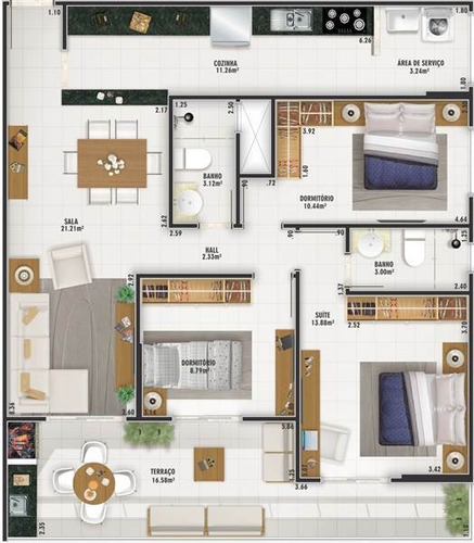 Imagem 6 de 6 de Venda Apartamento Praia Grande Sp - Bdexp42