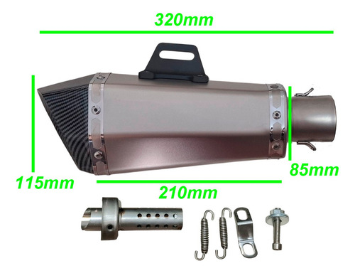 Ponteira Esportiva Mt 03 Mt03 Tipo Akrapovic Ac 2022 2023