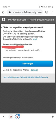 Imagen 5 de 5 de Mcafee Livesafe 3 Licencia 09/06/2022