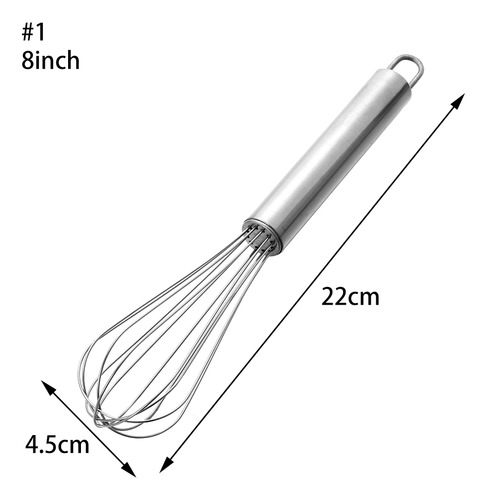 Batidor Manual De Acero Inoxidable Para Hornear Huevos