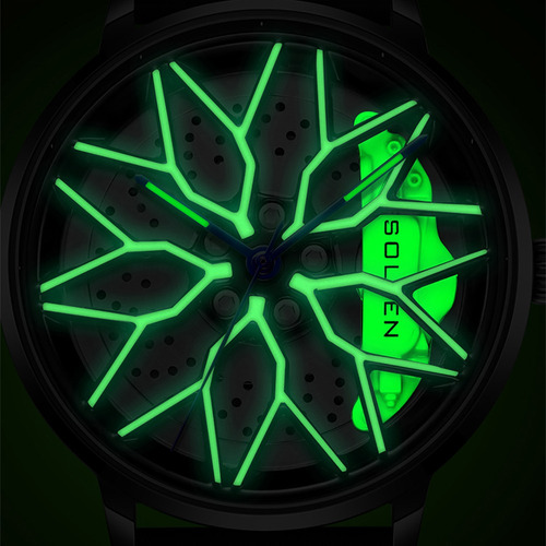 Relojes De Coche Sollen Con Llanta Giratoria