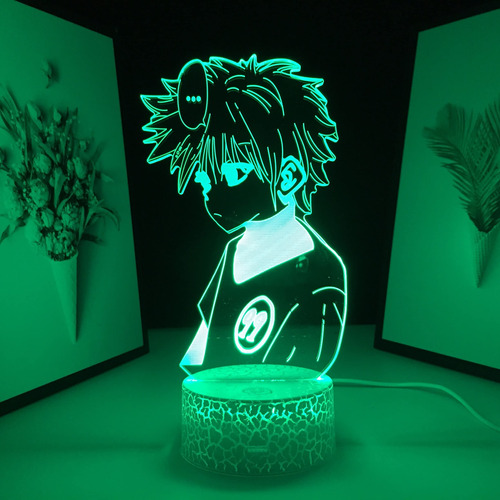 Lampara Nocturna 3d Ilusion Anime Led 16 Color Que Cambian