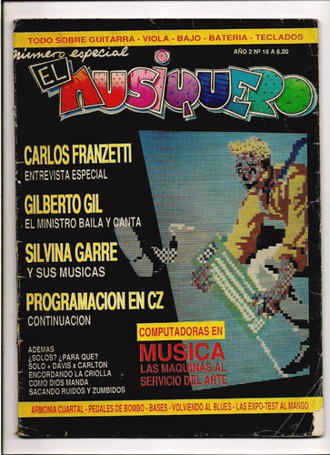 Revista El Musiquero N° 18 Franzetti Gilberto Gil Garre B5