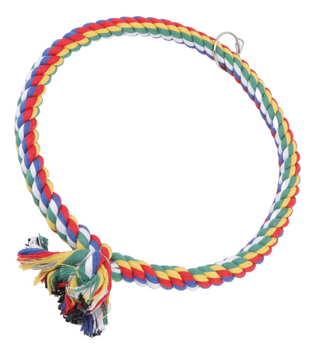 Juguete Con Forma De Cuerda De Algodón Para Pájaros, Colorid