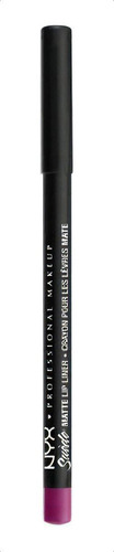 Delineador De Labios Suede Matte Lip Liner Nyx (tonos) Color Aria