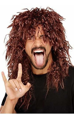 Maquillaje Para Disfraz - Smiffys Hard Rocker Wig