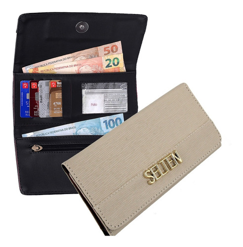 Imagem 6 de 6 de Bolsa Feminina Transversal Kit Com Carteira Lançamento