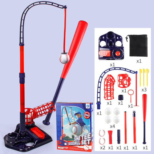 Máquina Lanzadora De Béisbol Para Niños De 3 A 5 Rojo