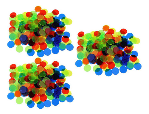 3x Bingo Chips Contadores De De Fichas Contando De Plástico