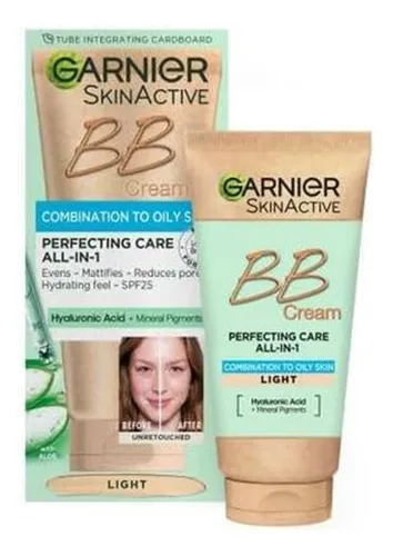 Crema Ligera Bb Todo En 1 De Aloe Hialurónico Para Combinaci