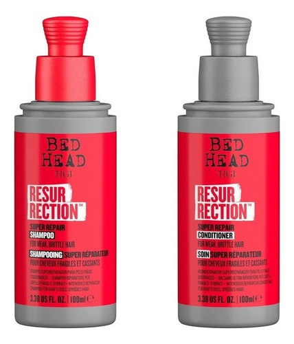 Tigi Bed Head Kit Resurrection Shampoo Acondicionador 100ml