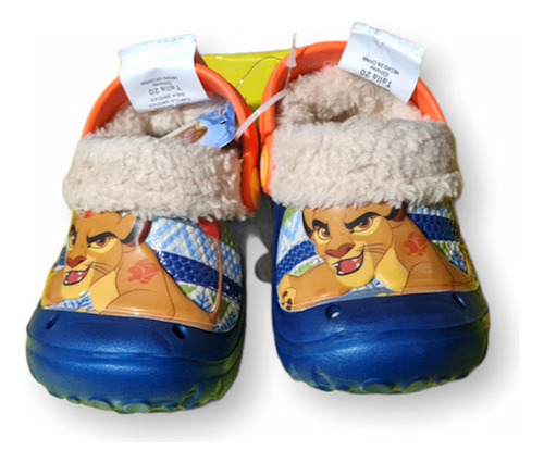 Pantufla Chala Sandalia Forrada En Chiporro  Disney Original