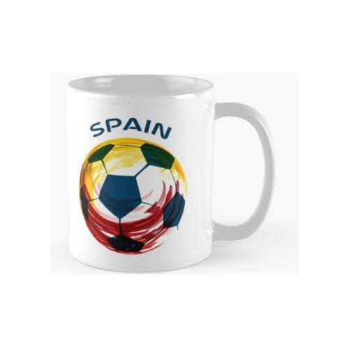 Taza Diseño De Fútbol Español Calidad Premium