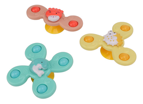 Ventosa Giratoria Top Baby Toys Con Forma De Flor, 3 Unidade